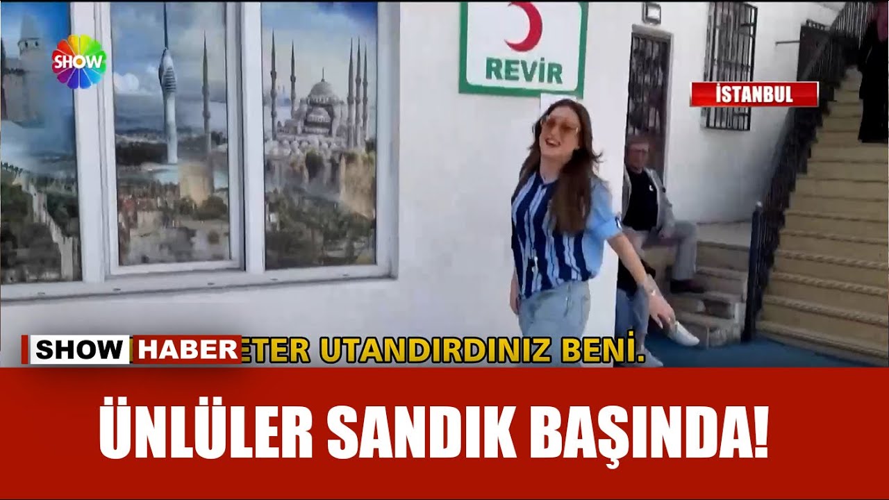 Cem Yılmaz'dan, Serenay Sarıkaya'ya ünlüler sandık başında görüntülendi