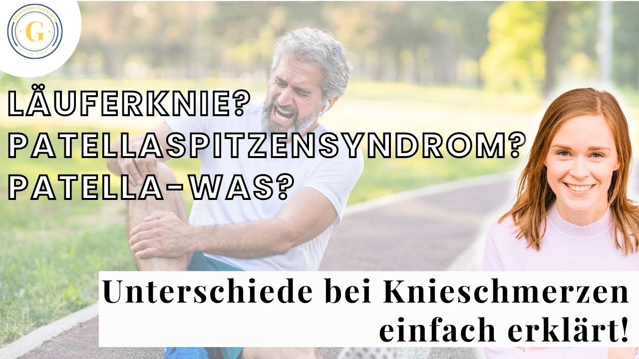 Läuferknie? Patellaspitzensyndrom? Patella-Was? Unterschiede bei Knieschmerzen einfach erklärt!