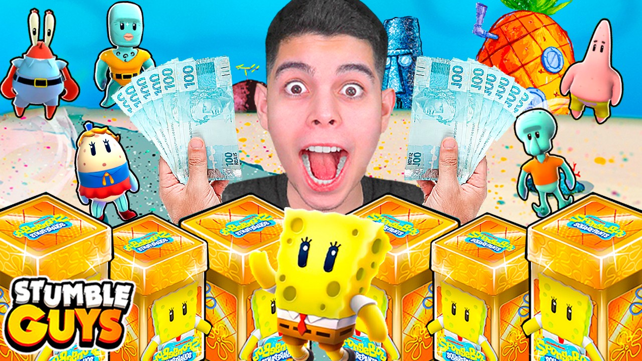 COMPRO TUDO DO BOB ESPONJA NO STUMBLE GUYS!