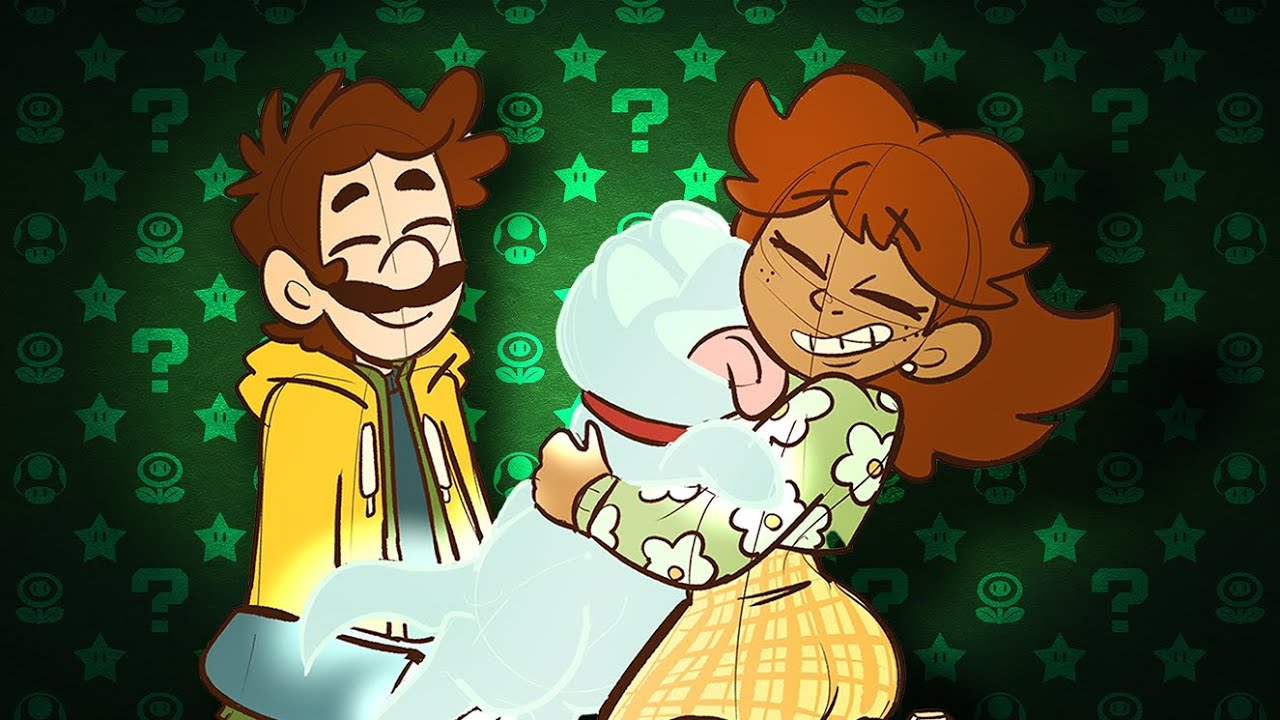 PUPPY LOVE - LUIGI X DAISY (Mario Comic Dub)