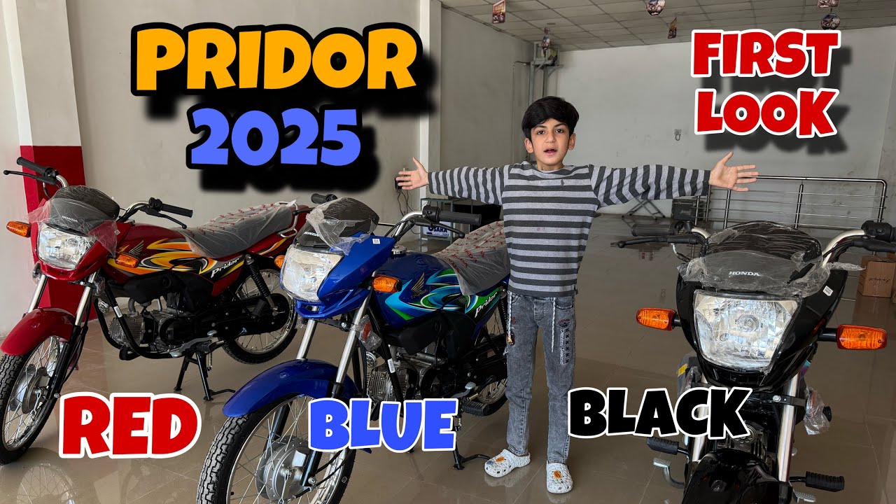 New Honda Pridor 2025 Black Blue Red | Best Color & Price