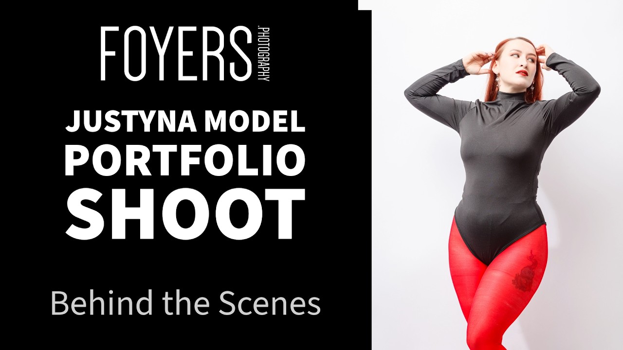 Behind the Scenes: Justyna Model Portfolio Shoot | Studio Session in Suffolk