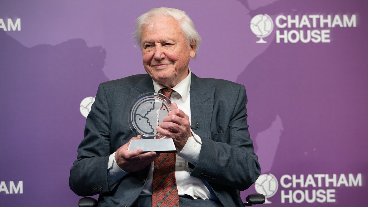 Chatham House Centenary Lifetime Award - Sir David Attenborough (full event)