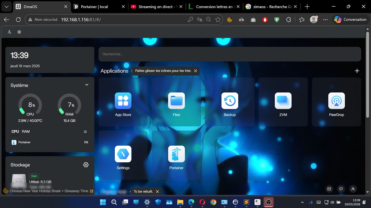 LAB SERVER LA CONFIGURATION PORTAINER SITE DE RENCONTRE