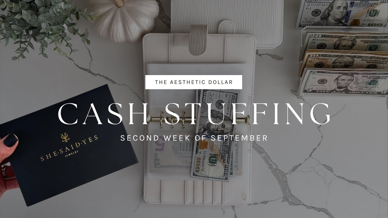 Cash Stuffing | $1,155 | Sinking Funds + Savings | SheSaidYes Unboxing | Dave Ramsey Inspired
