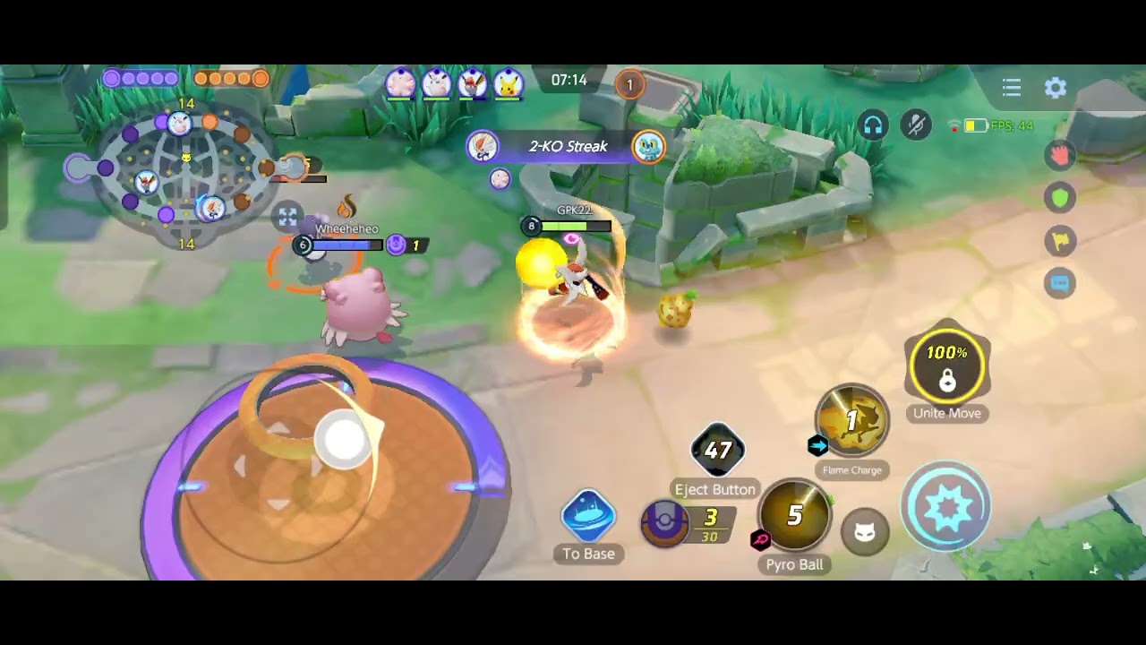 Cinderace gameplay #Pokemon unite 