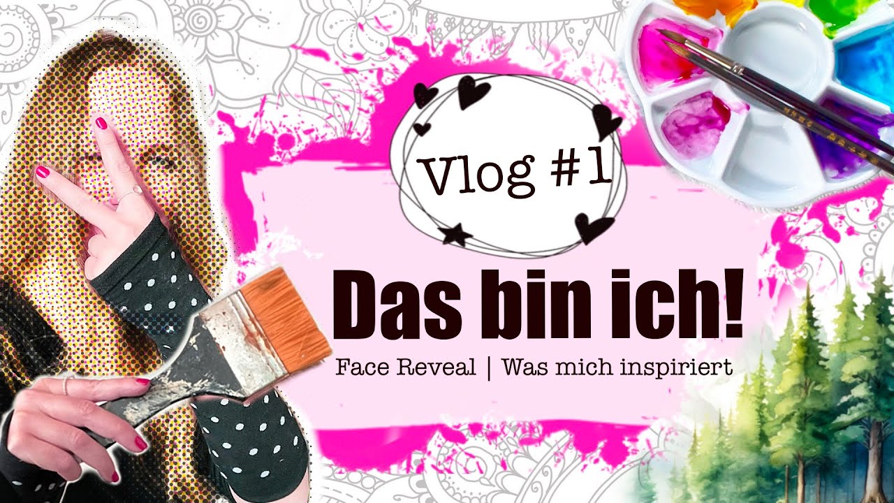 ART VLOG 1 | Das bin ich VOR der Kamera | Wo ich Inspiration finde | Sketchbook Malsession