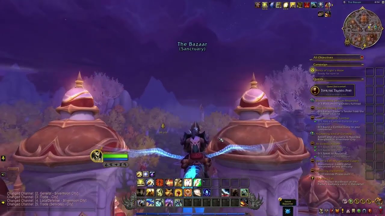 WoW Midnight Beta. Helping with holy relics the defenders of the Sunwell