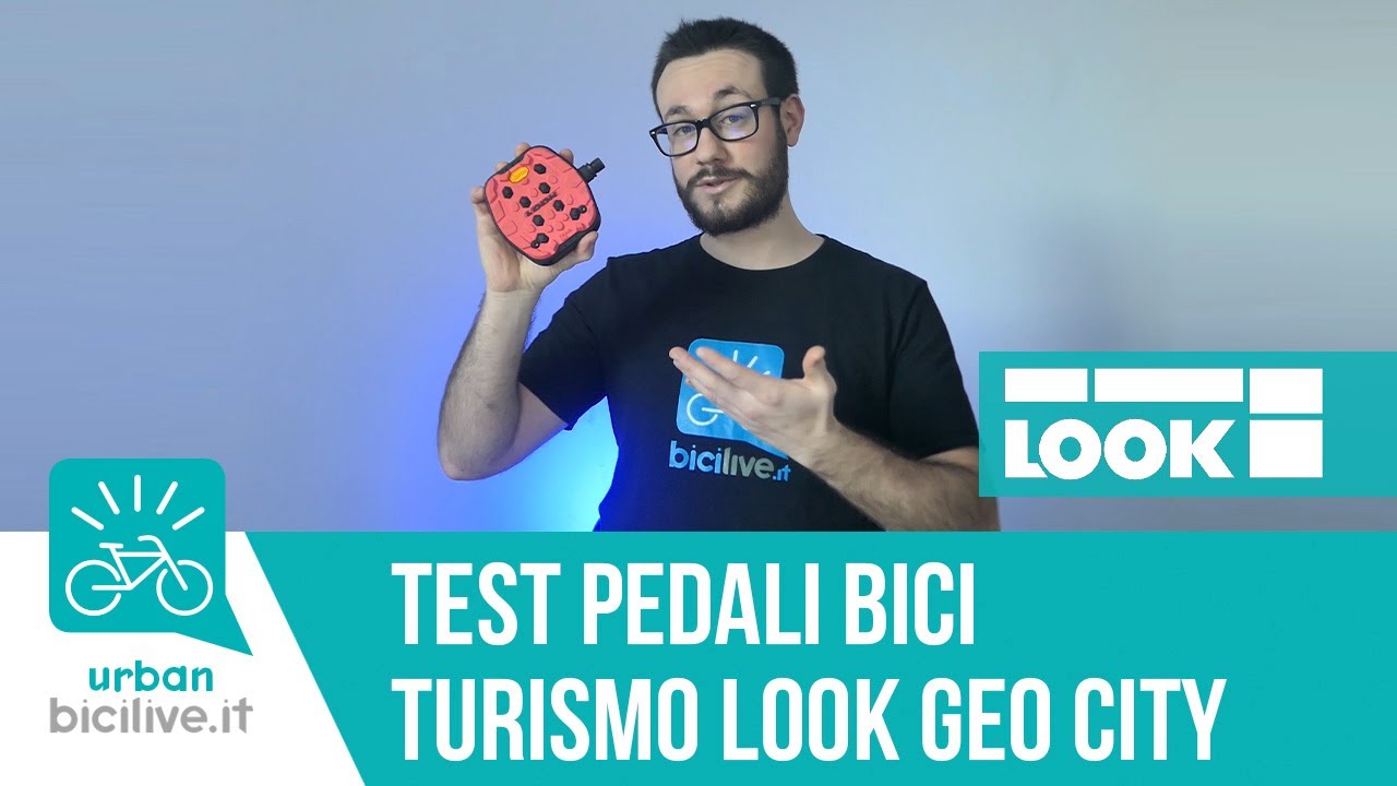 Test pedali cicloturismo LOOK Geo City con membrana Vibram