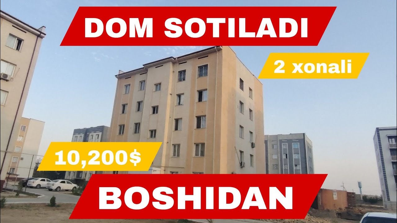Arzon Kvartira Sotiladi Yangi 2-Xonali Domlardan Yangi Oʻzbekiston Surxandaryo Sariosiyo 