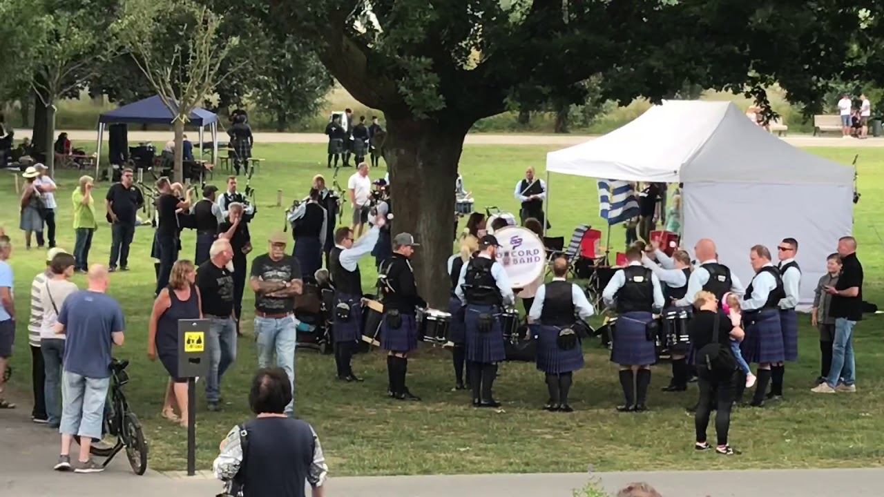 Schottisches Festival in Xanten 16.06.2018 - Dudelsack Musikgruppen Ausschnitte - Schottische Musik
