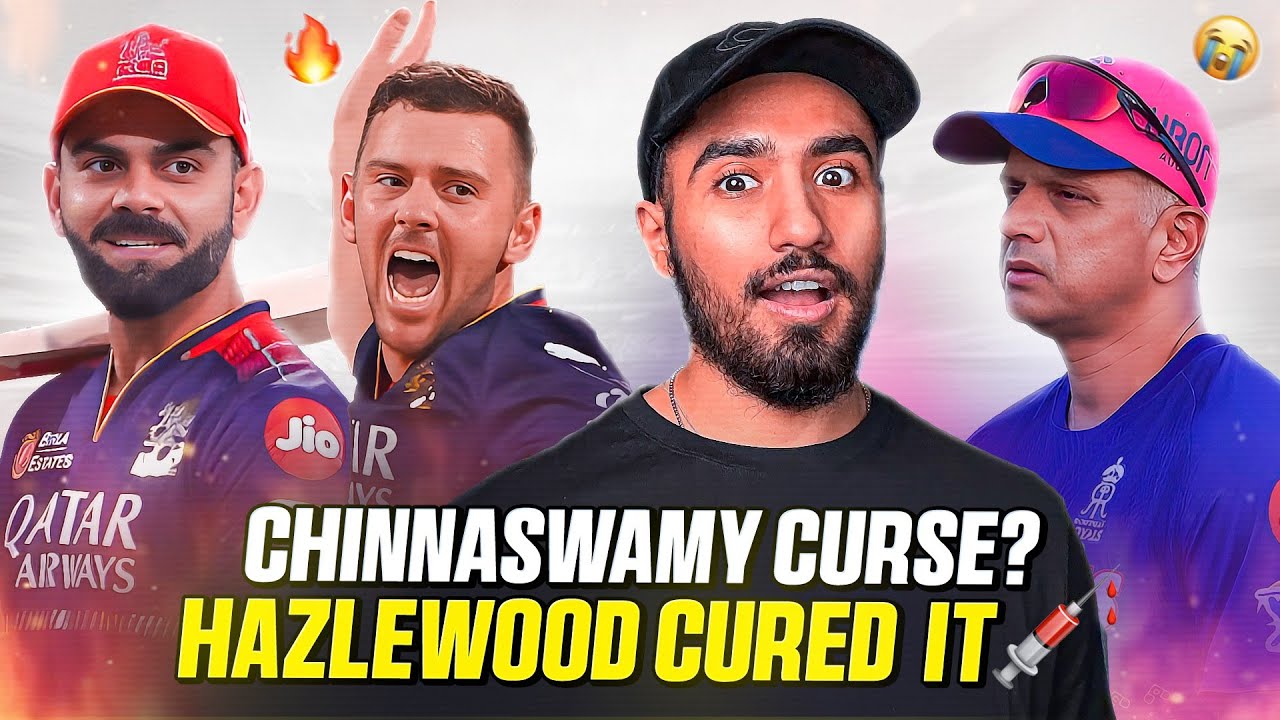 HAZLEWOOD 4 Wkts! 🔥 RR BOTTLE IT Again! 😭 | Kohli 70 | RCB vs RR Highlights 2025