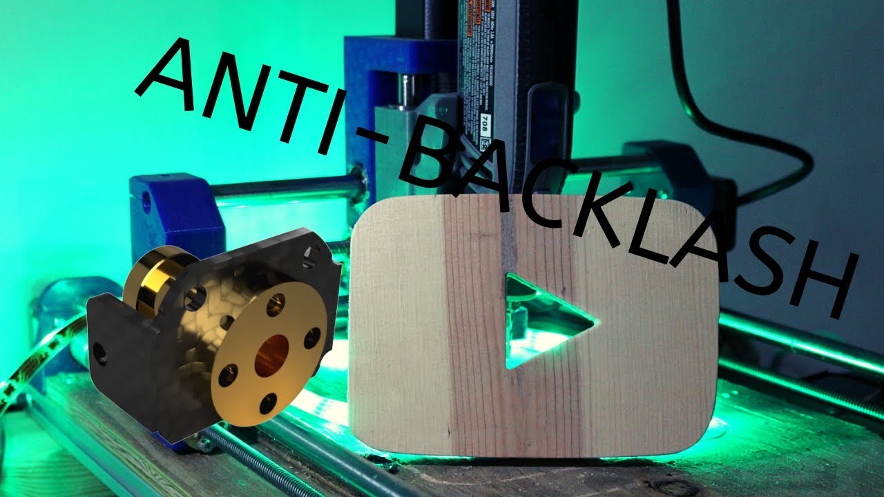 DIY CNC W/ANTI-BACKLASH LEAD SCREWS