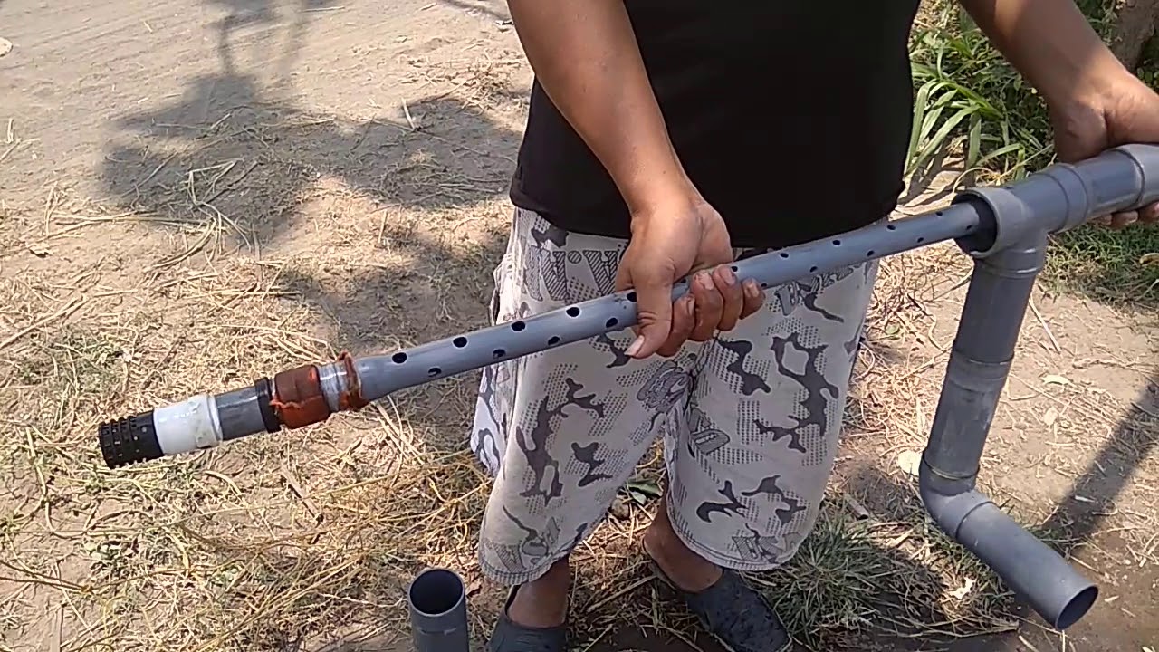 Cara Buat Pompa Air Manual,Irit Pipa Paralon