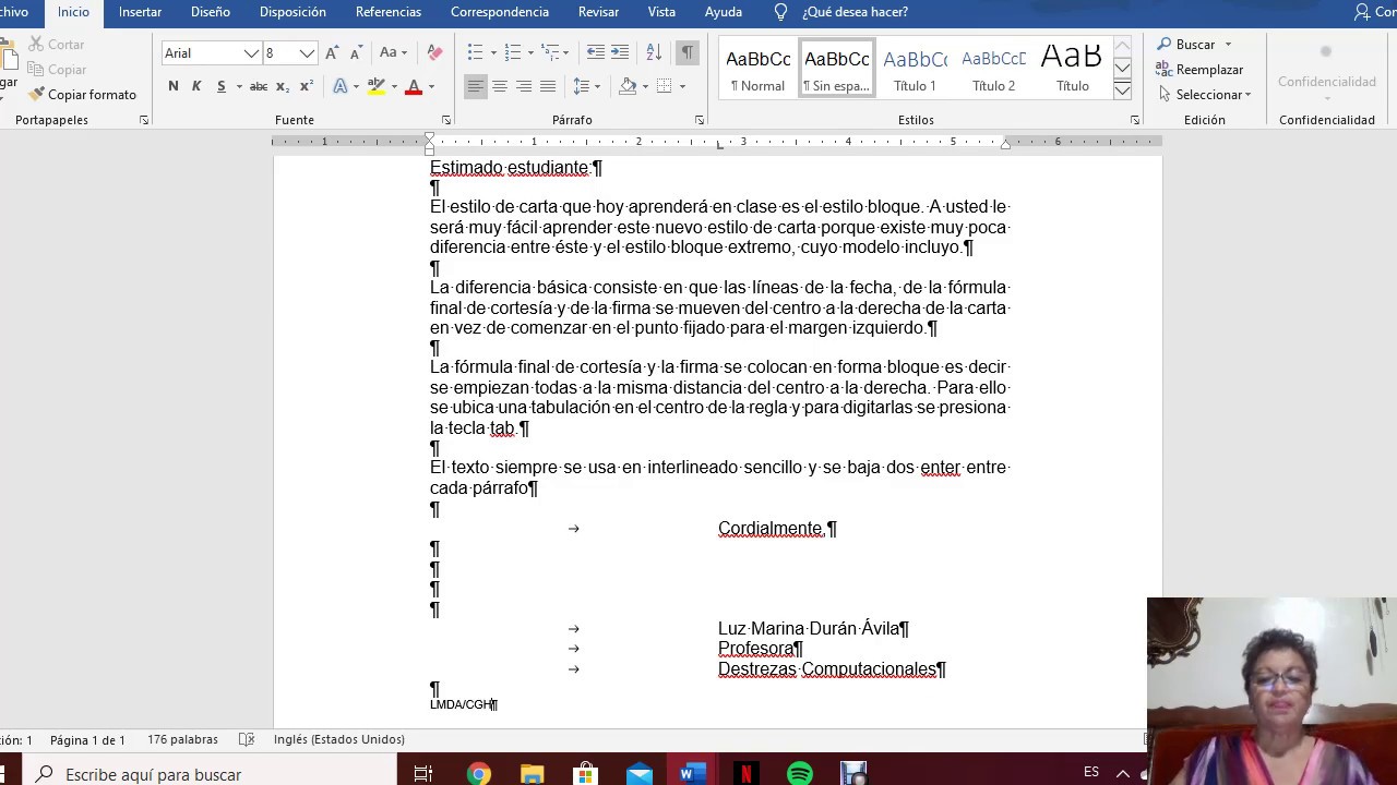 TUTORIAL COMO ELABORAR UNA CARTA BLOQUE