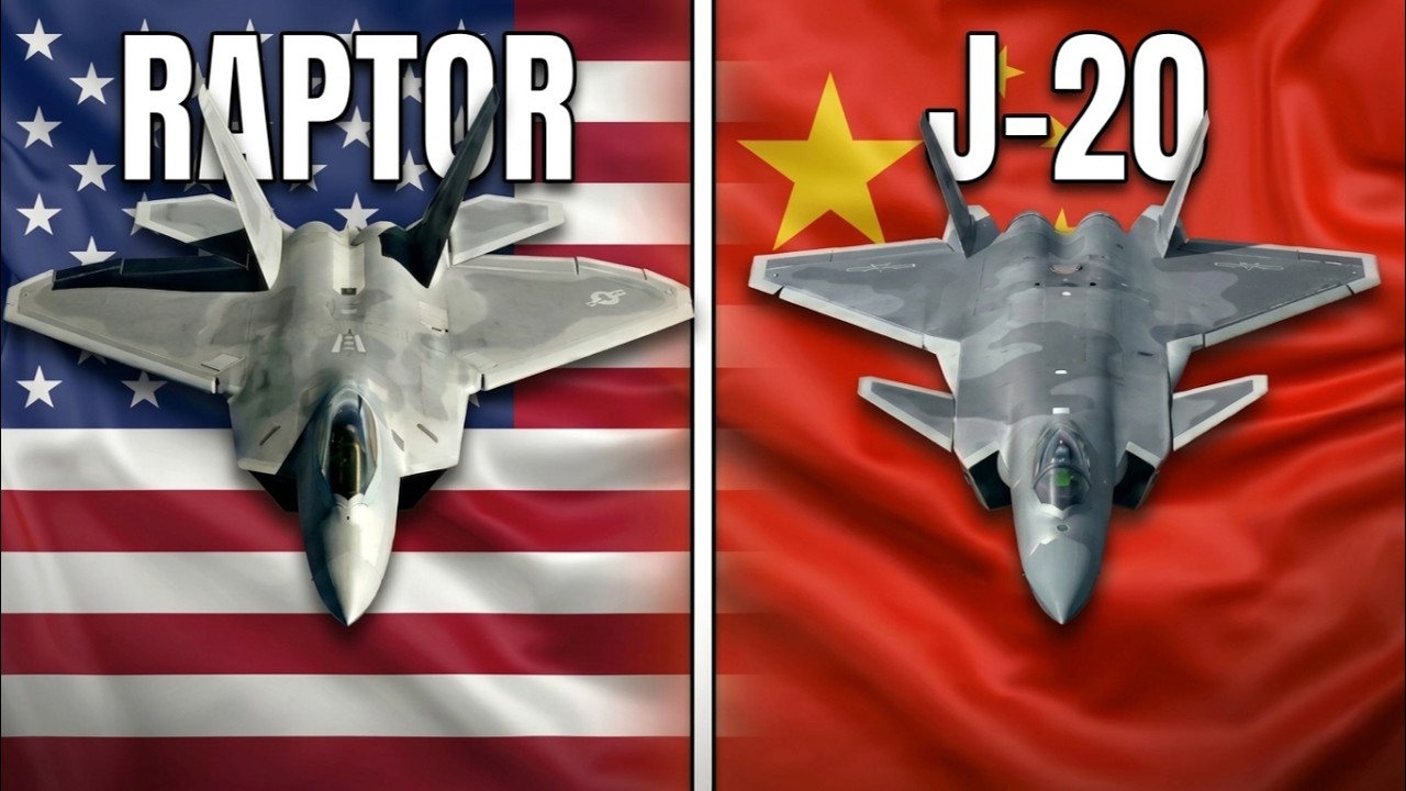F-22 Raptor vs J-20: ¿Por qué NO es una pelea justa?