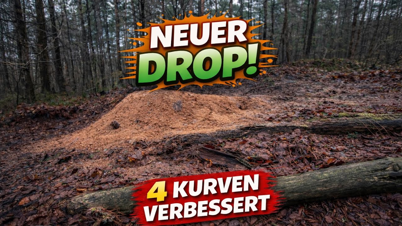 Berm-and Drop shaping at Föhrle Äns trail🔥🏔️ #mtb #trailridercrew #trailbuilding 