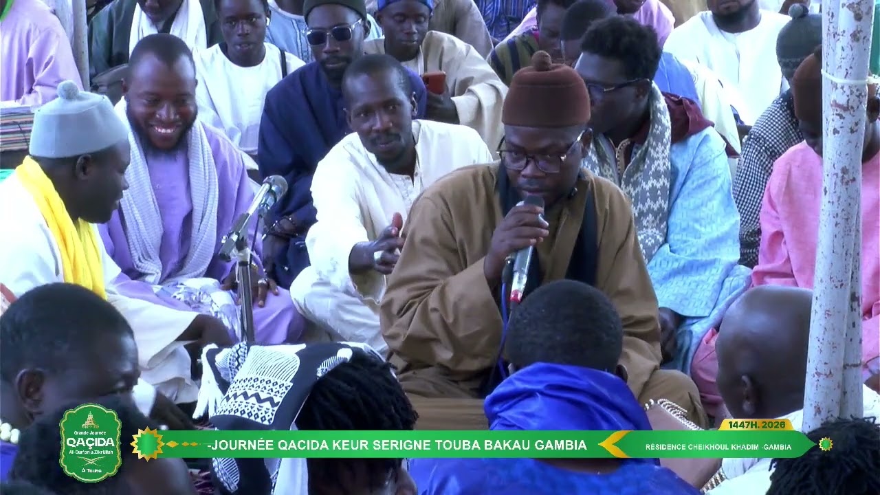 Journée Qacida Keur Serigne Touba Gambia Bakau Résidence Cheikhoul Khadim -