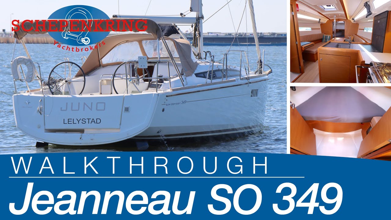 Jeanneau Sun Odyssey 349 for sale | Yacht Walkthrough | @ Schepenkring Lelystad | 4K