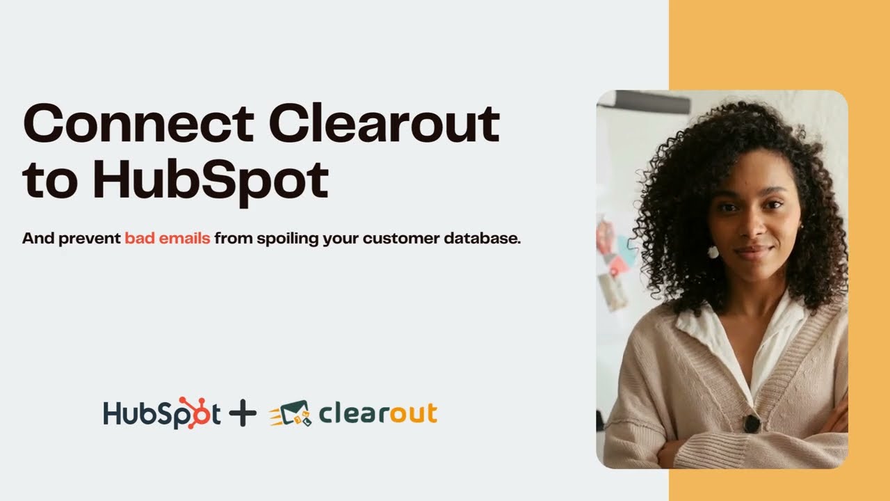 Verify Email Address On HubSpot Forms, CRM & Chatflows |  Integrate HubSpot with Clearout