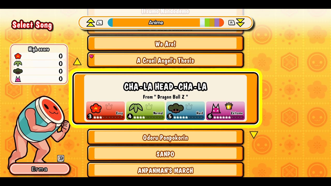 [Taiko no Tatsujin] CHA-LA HEAD-CHA-LA [Oni/Extreme]