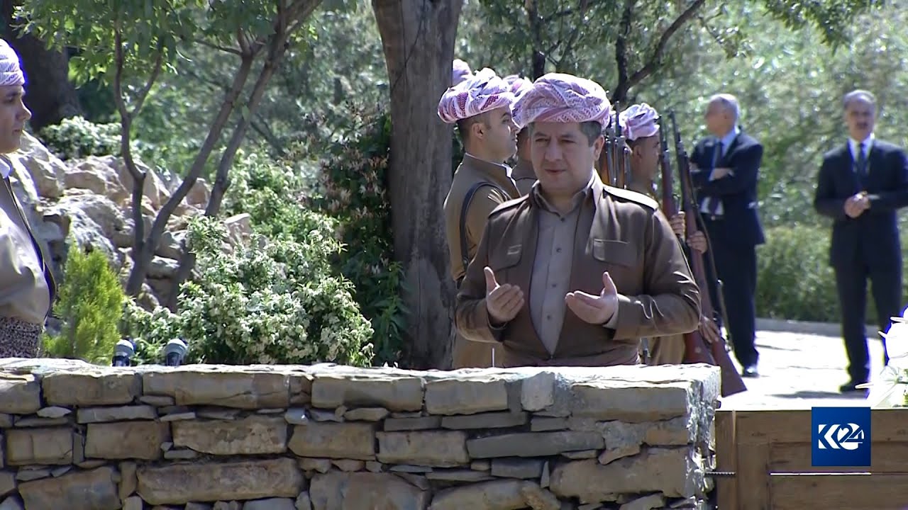 ساتی گەیشتنی سەرۆکی حکومەت بۆ مەراسیمی کردنەوەی مۆزەخانەی نیشتمانی بارزانی Masrour Barzani