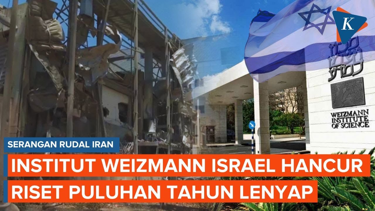 Institut Weizmann Israel Hancur oleh Rudal Iran, Riset Puluhan Tahun Lenyap