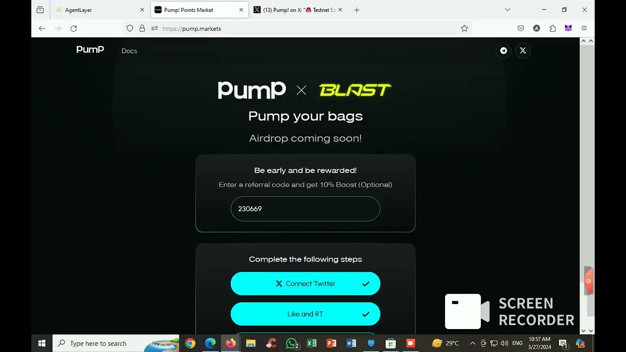 fee earning app pump