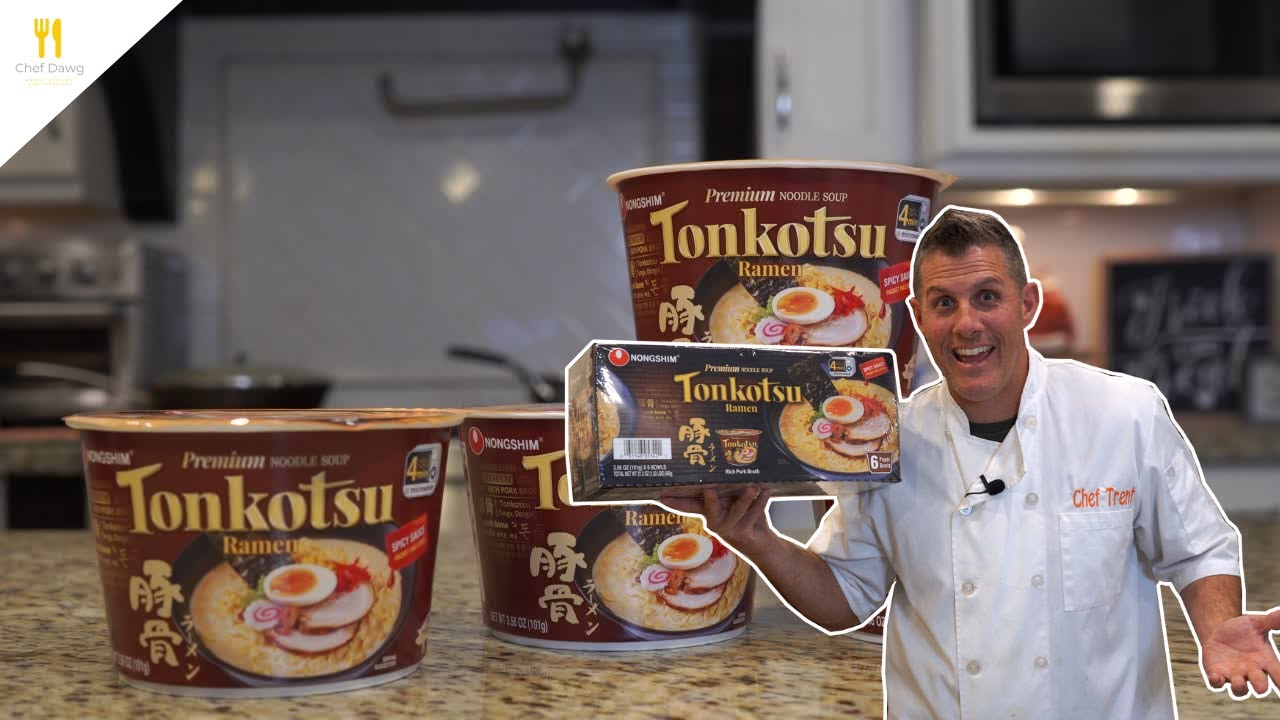 Costco Nongshim Tonkotsu Ramen Bowl Review | Chef Dawg
