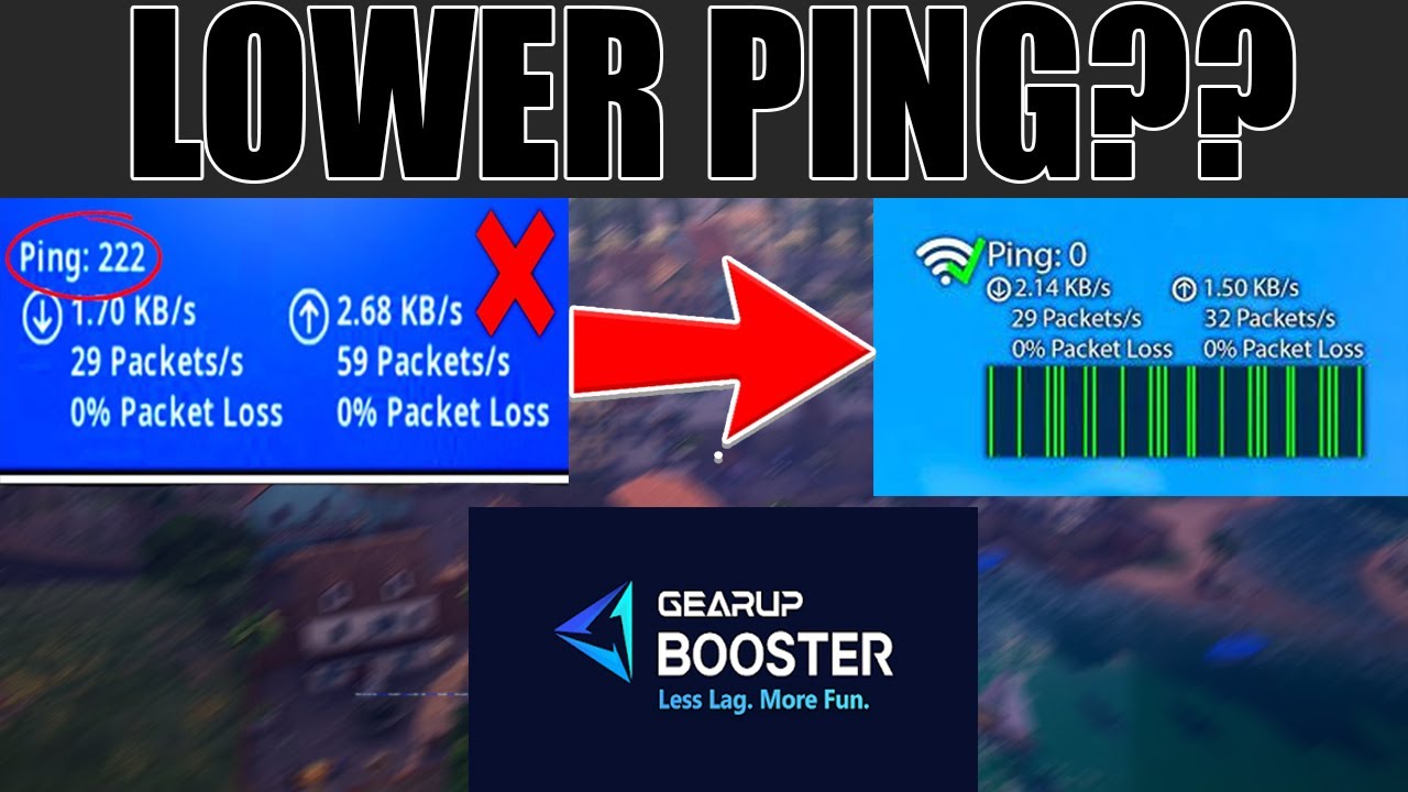 Действительно ли Gear up Booster снижает PING? #fortnite