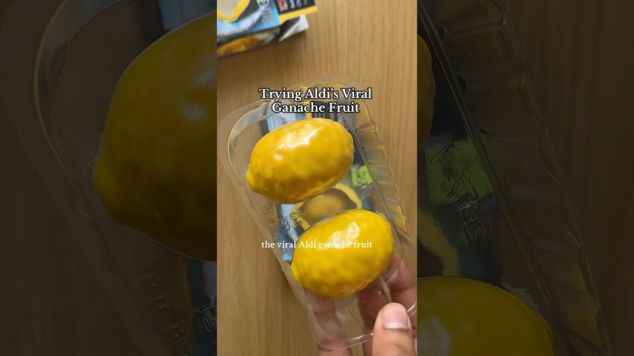 Viral Ganache Fruit from Aldi #shorts #foodreview #tastetest