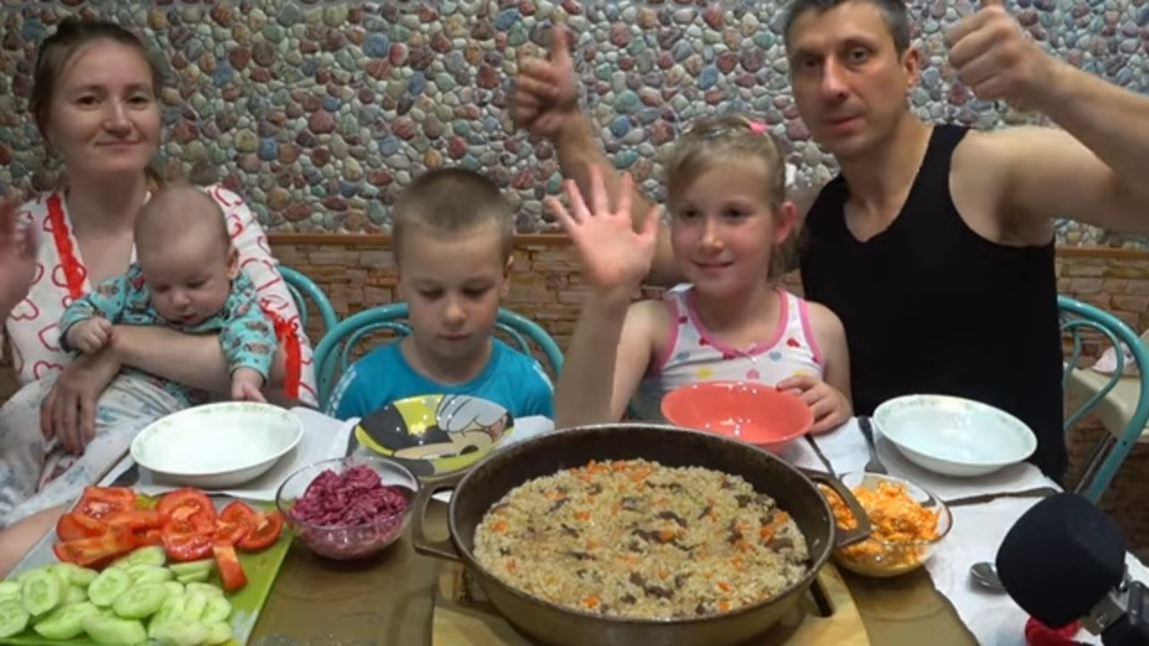 МУКБАНГ РИСОВАЯ КАША С МЯСОМ | MUKBANG RICE PORRIDGE WITH MEAT #mukbang #мукбанг