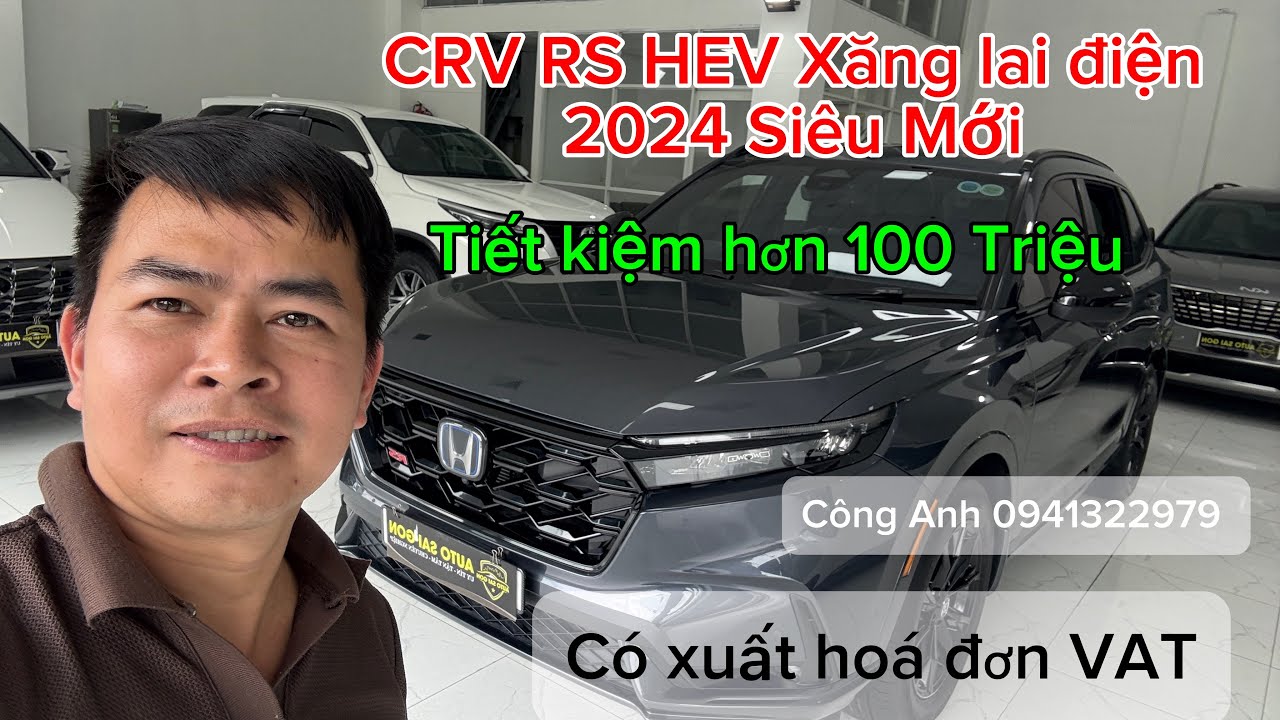 Honda CR-V RS e:HEV 2024 nhập Thái – ODO 17.000km – Giá tốt