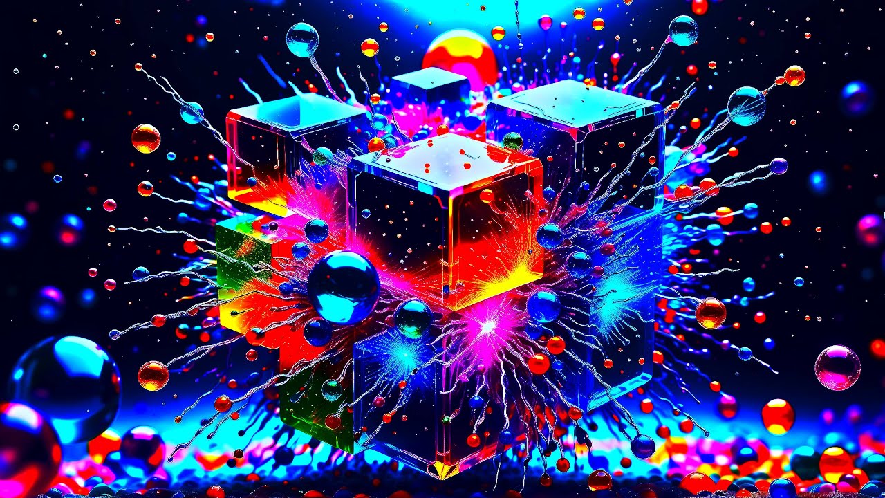 Captivating 4K Liquid Abstract Art - Ultra HD Silent Background, Free to Use