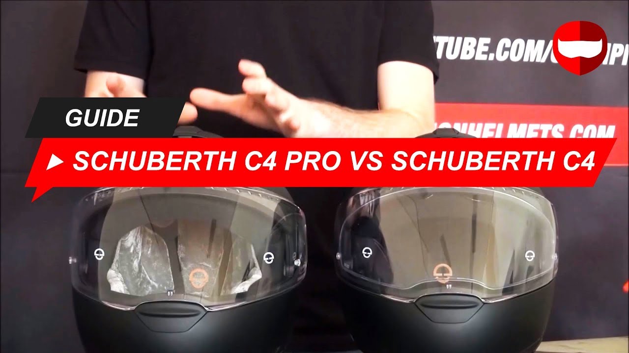 Schuberth C4 Pro vs Schuberth C4 - ChampionHelmets.com