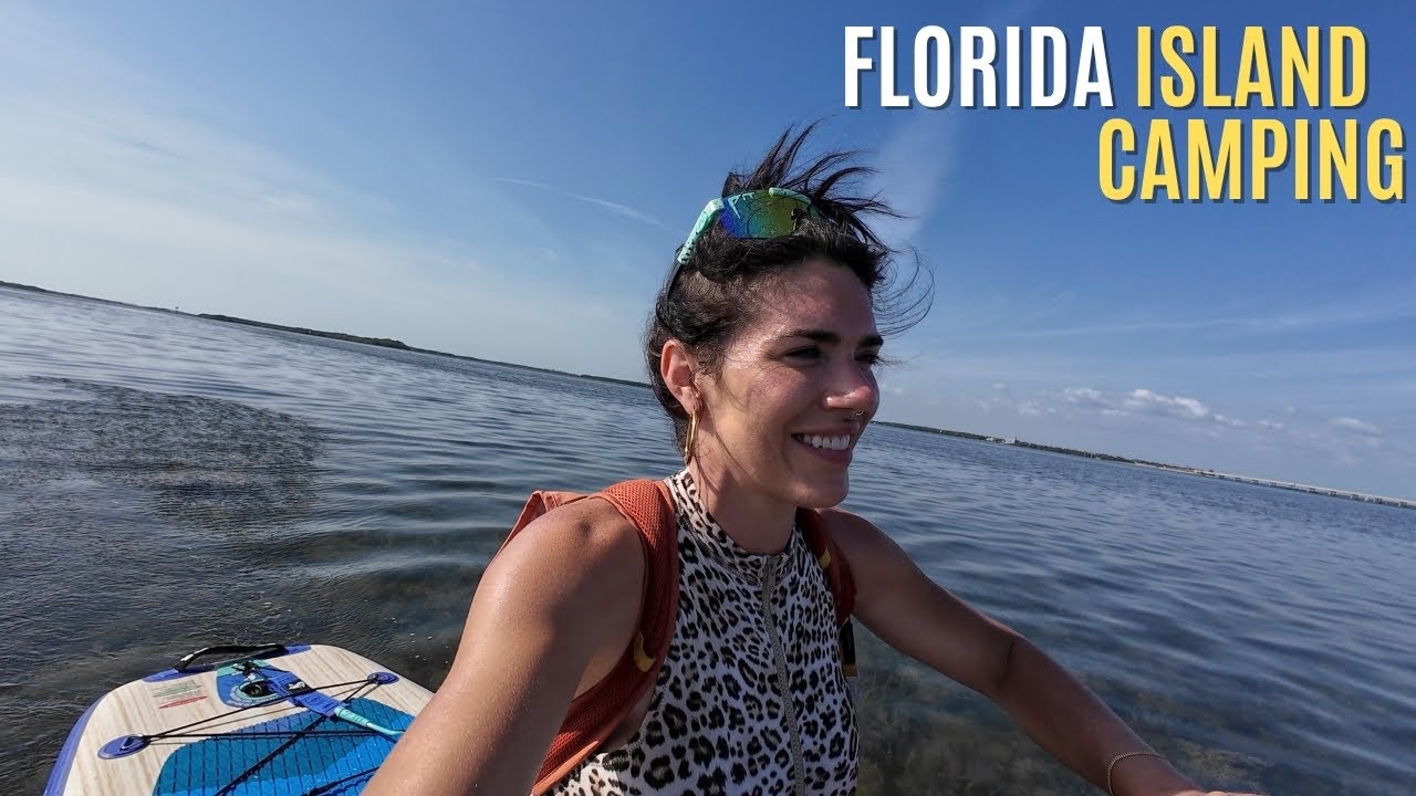 Beachside Camp Cooking & Paddle Boarding to a Florida Barrier Island