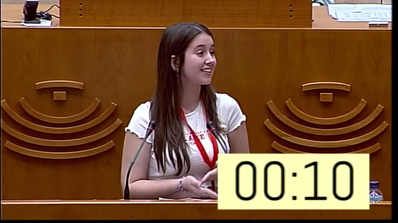 III edición del Concurso de Debate Escolar - Desarrollo del debate de la final de la categoría A