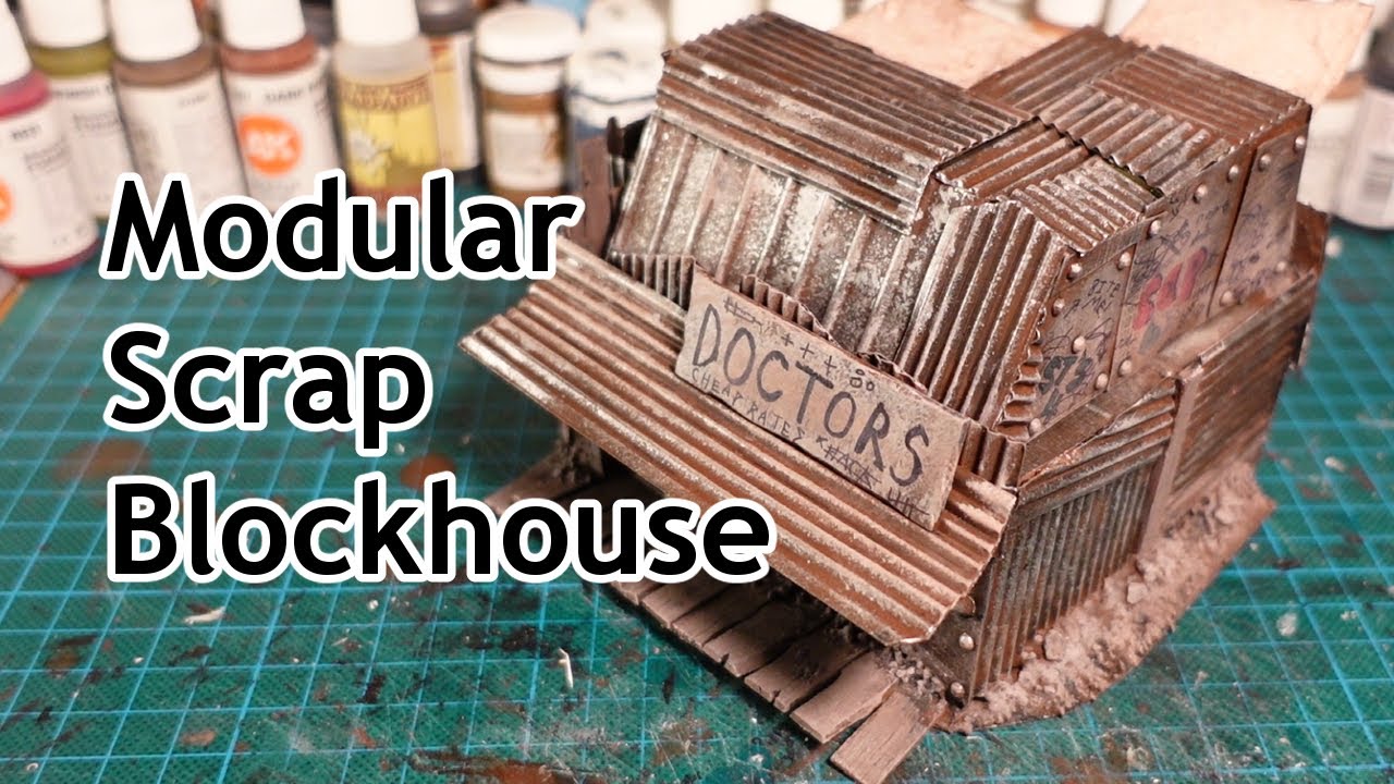 Modular Scrap House for post-apoc/necromunda