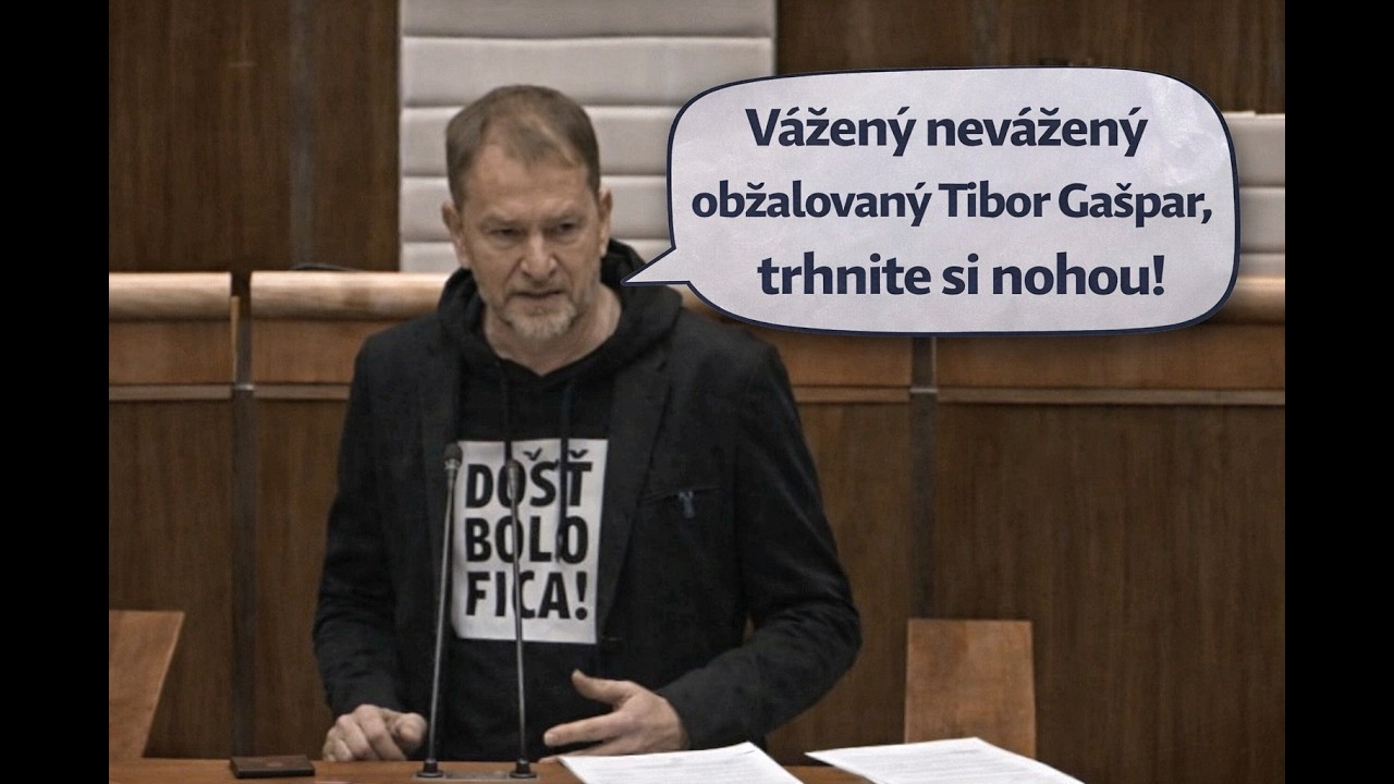 Igor Matovič v NR SR sa ospravedlnil po svojom: Tiborovi Gašparovi odkázal: „Trhnite si nohou!