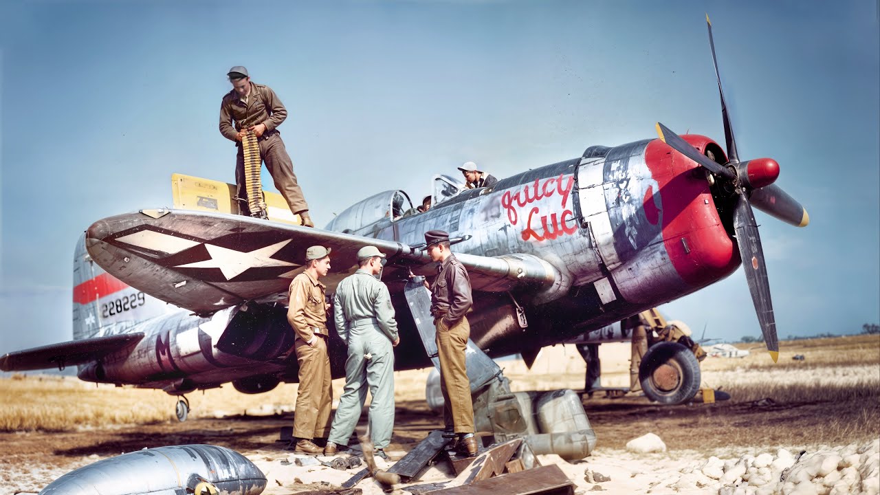 ESCORT TO HELL: The P-47 Thunderbolts' WWII Mission to Emden (1943 Restored Historical Video)