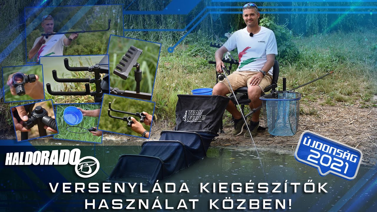 Sipos Gábor - Haldorádó versenyláda kiegészítők használat közben!