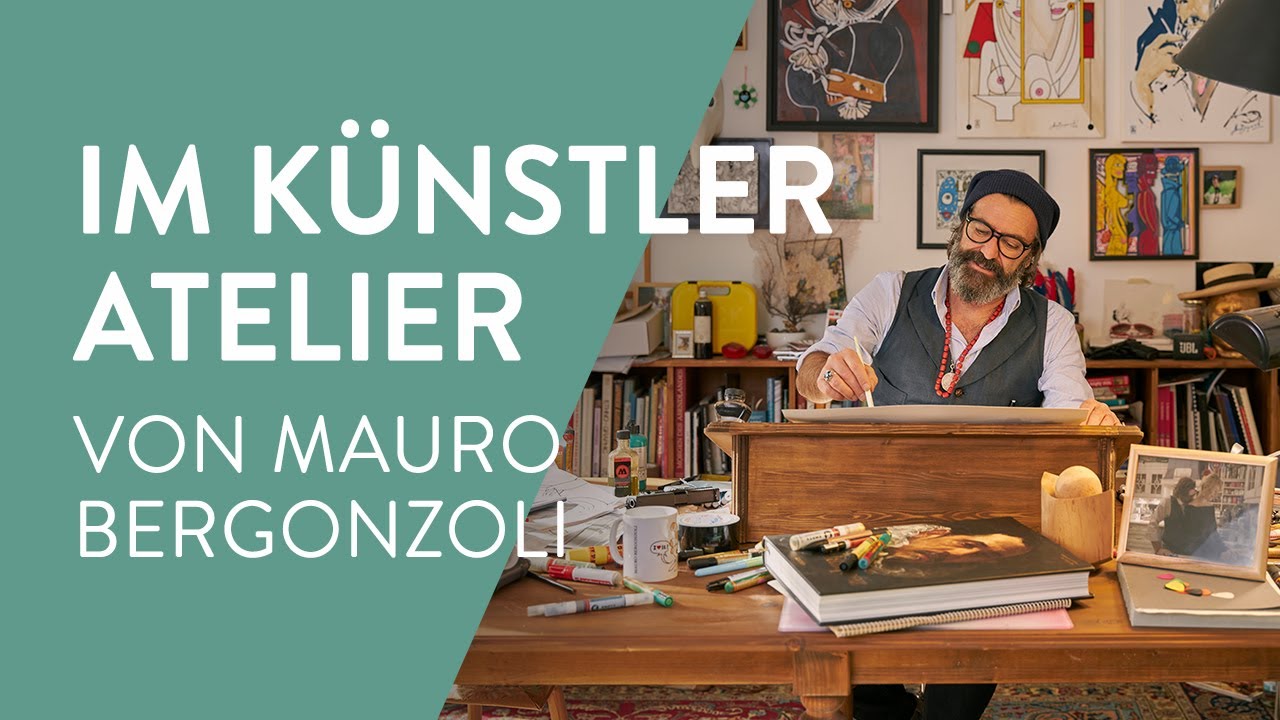 Roomtour: Das Atelier von Mauro Bergonzoli | So arbeitet ein K&uuml;nstler