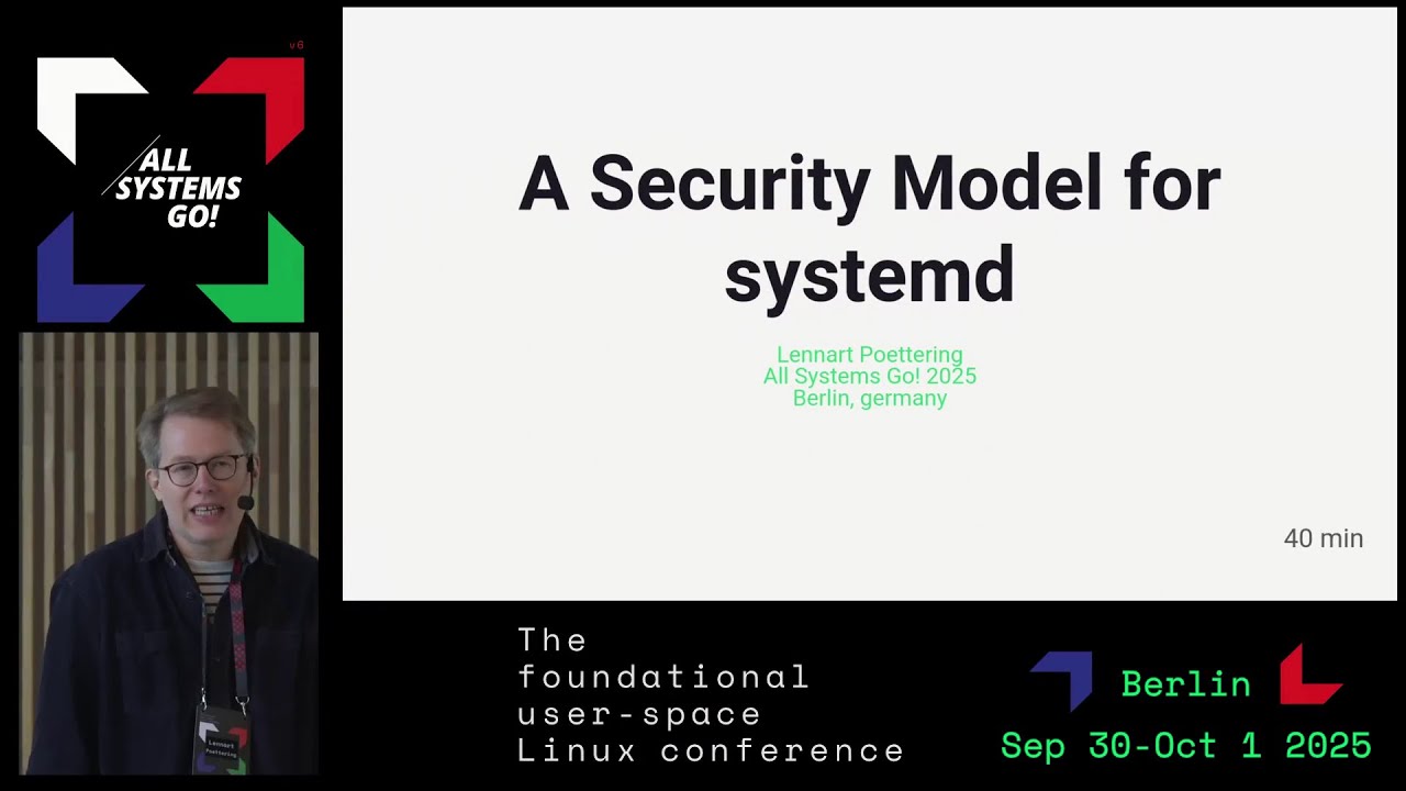 A Security Model for systemd