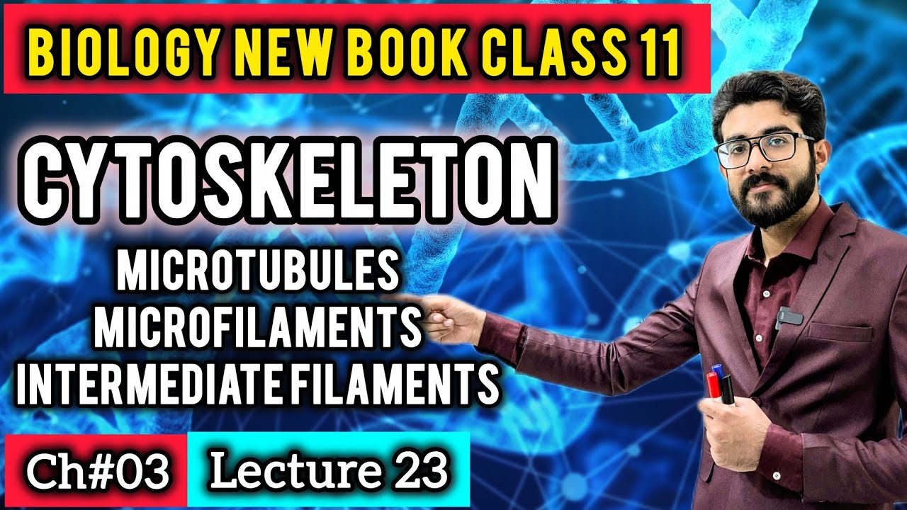 What are CYTOSKELETON? | The Framework of Cells | Class 11 New Book 2025