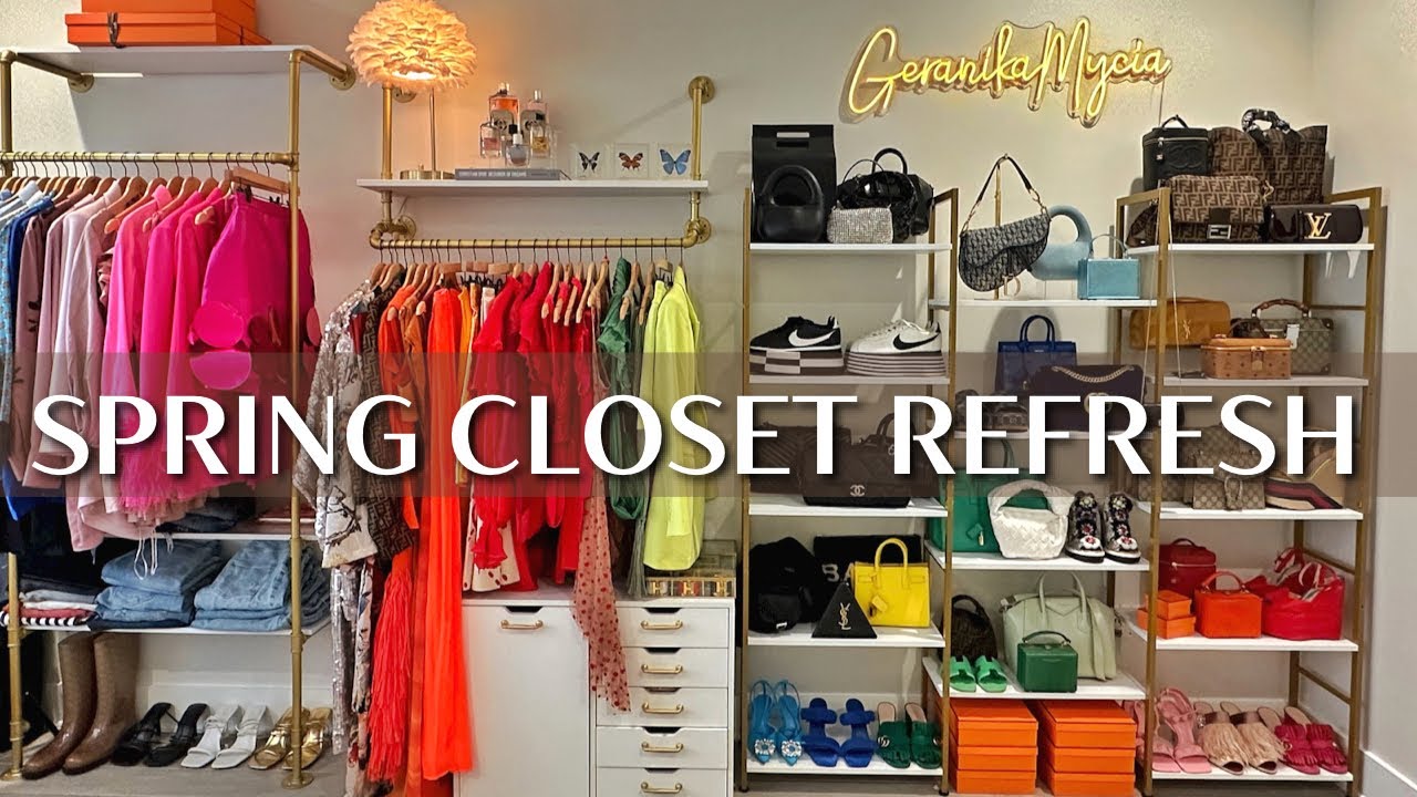Spring Closet Refresh: Aesthetically Pleasing, Color Coordinated & MORE | GeranikaMycia