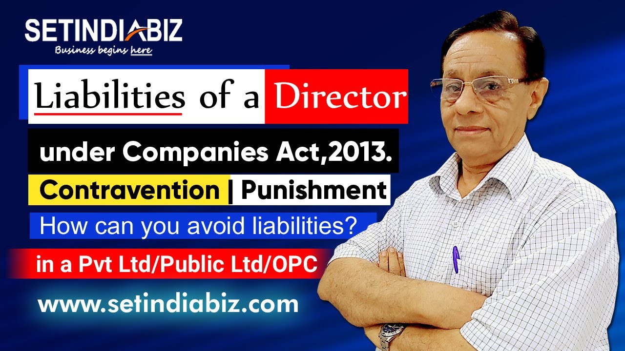 ⚖️ Director Liability Under Companies Act 2013 | How to Avoid Legal Risk & Penalties [2026 Guide]