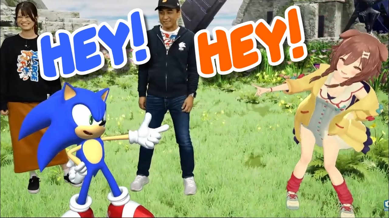 Korone and Sonic Finally Meet in 3D [Hololive/Sonic Frontiers]