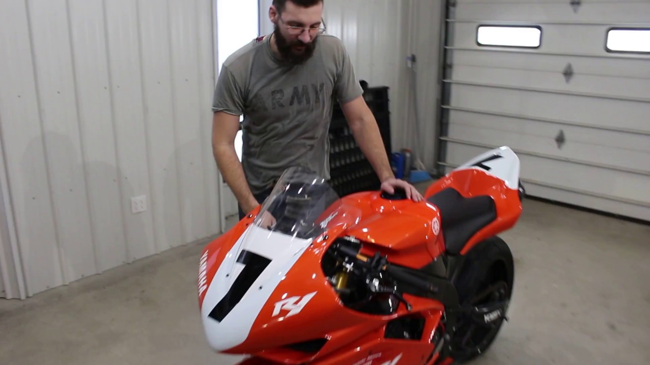 Yamaha R1 AMA Professional Race Bike Walk Around