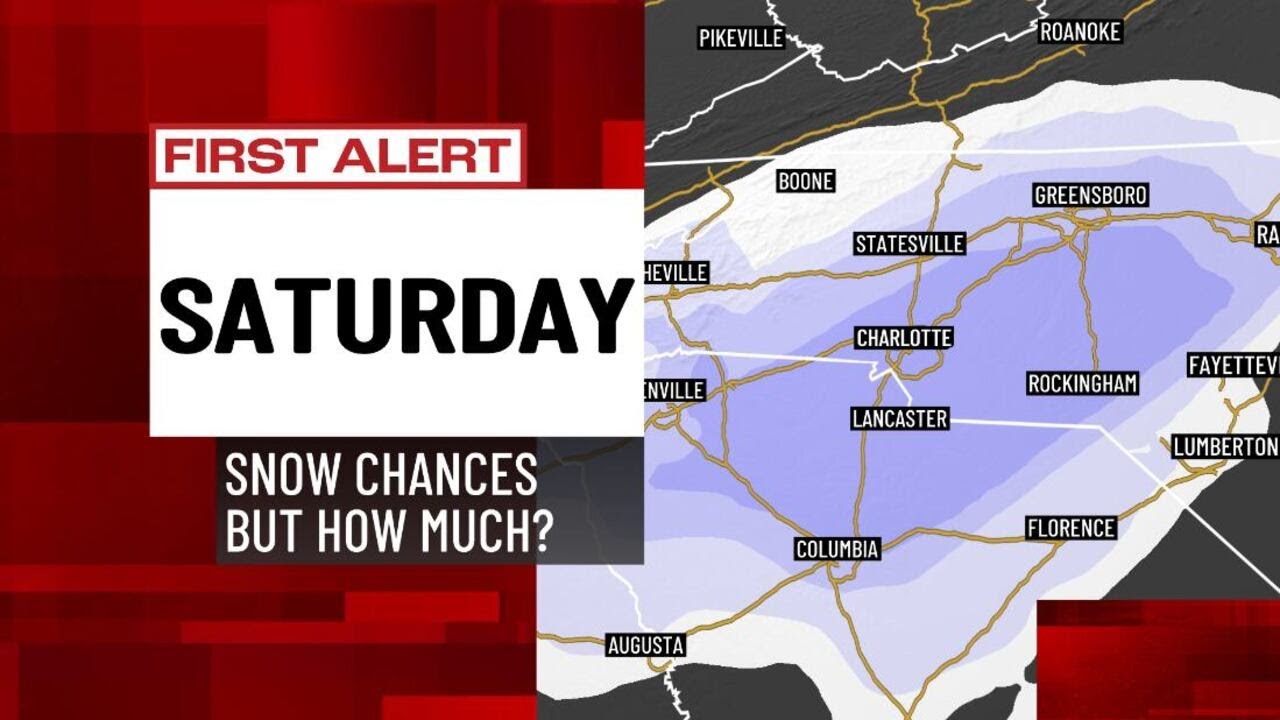Weekend snow possible in Carolinas following ice storm: Here&rsquo;s what we&rsquo;re tracking