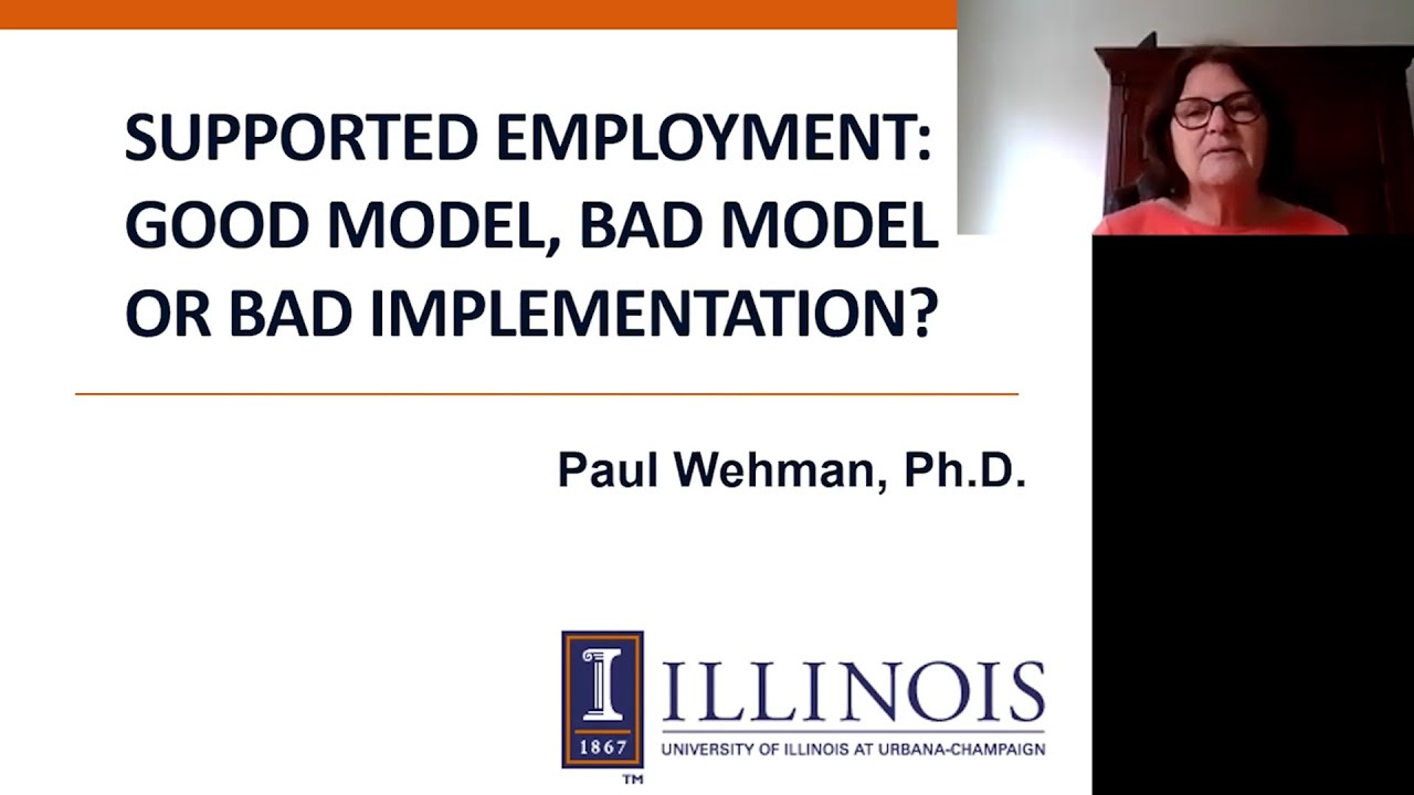Supported Employment: Good Model, Bad Model or Bad Implementation